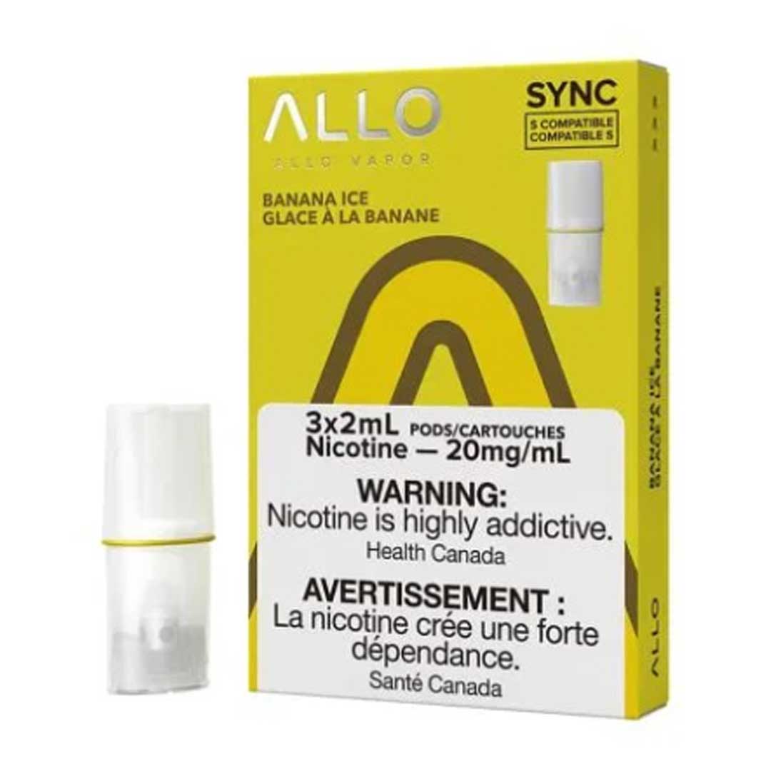 TAG Liquor Stores Canada Delivery -Allo Sync Pod Banana Ice -tagliquorstores.com