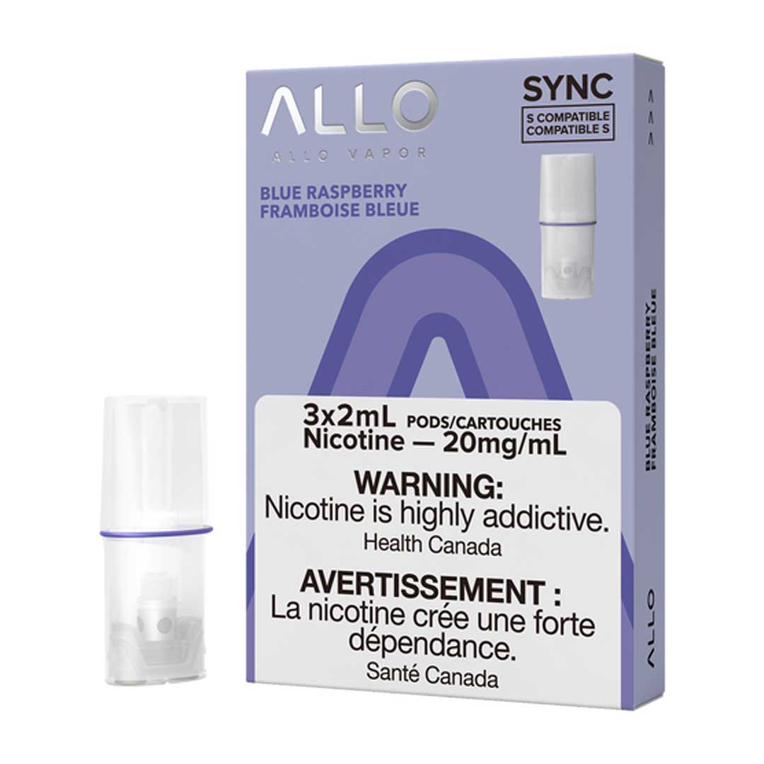 TAG Liquor Stores Canada Delivery -Allo Sync Pod Blue Raspberry -tagliquorstores.com