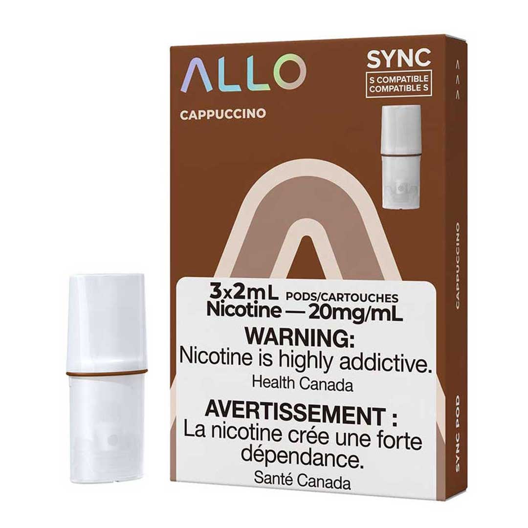 TAG Liquor Stores Canada Delivery -Allo Sync Pod Cappuccino -tagliquorstores.com