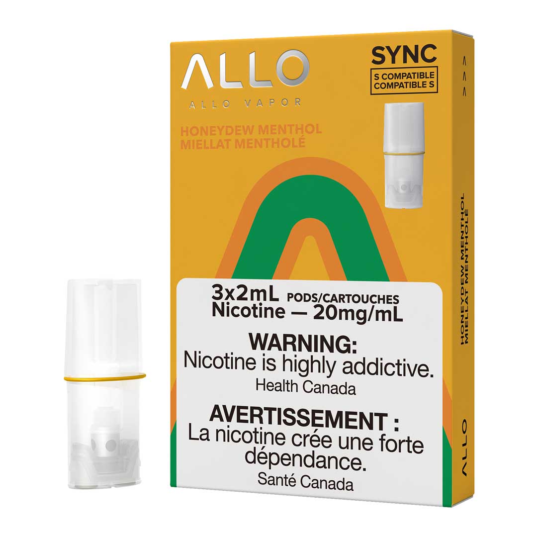 TAG Liquor Stores Canada Delivery -Allo Sync Pod Honeydew Menthol -tagliquorstores.com
