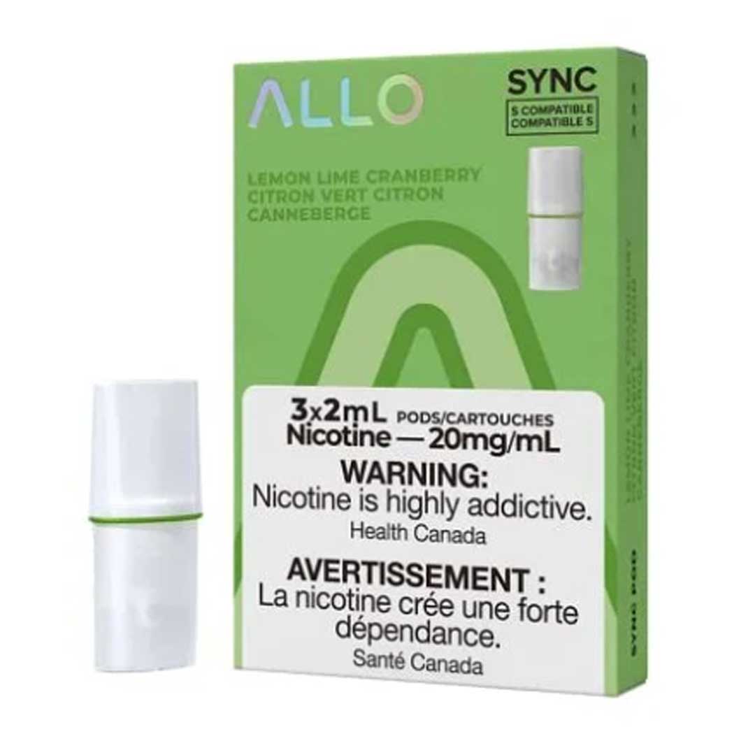 TAG Liquor Stores Canada Delivery -Allo Sync Pod Lemon Lime Cranberry -tagliquorstores.com
