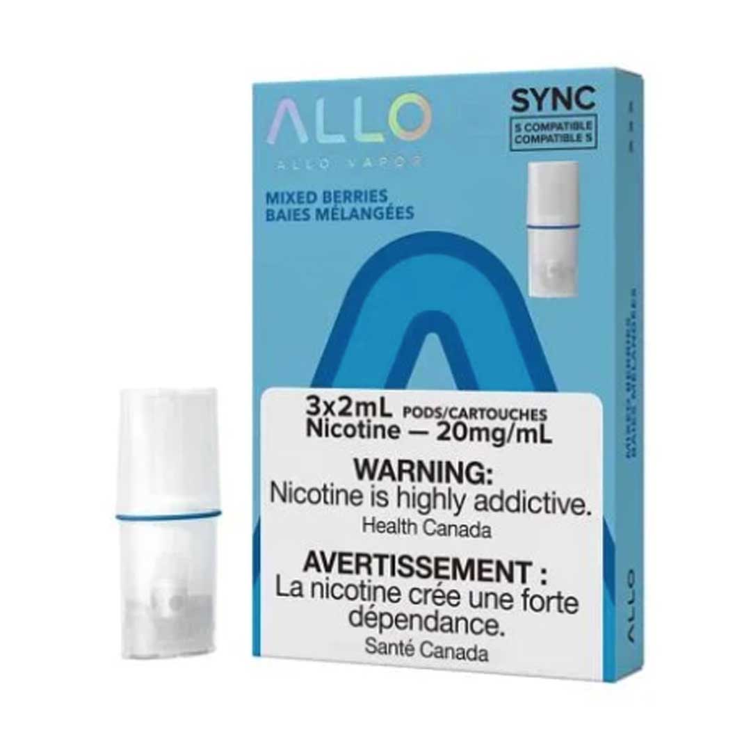 TAG Liquor Stores Canada Delivery -Allo Sync Pod Mixed Berries -tagliquorstores.com
