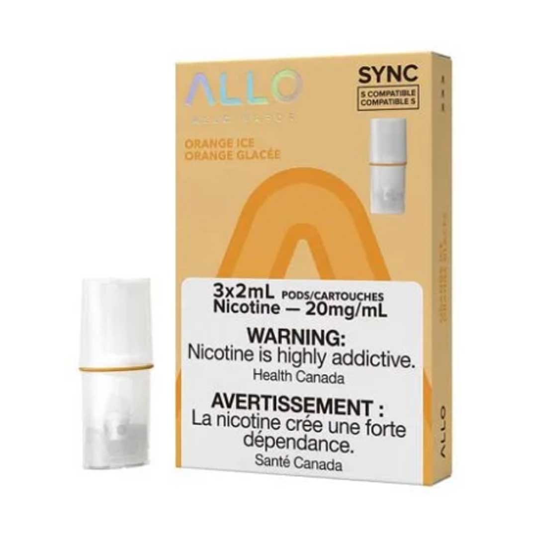 TAG Liquor Stores Canada Delivery -Allo Sync Pod Orange Ice -tagliquorstores.com