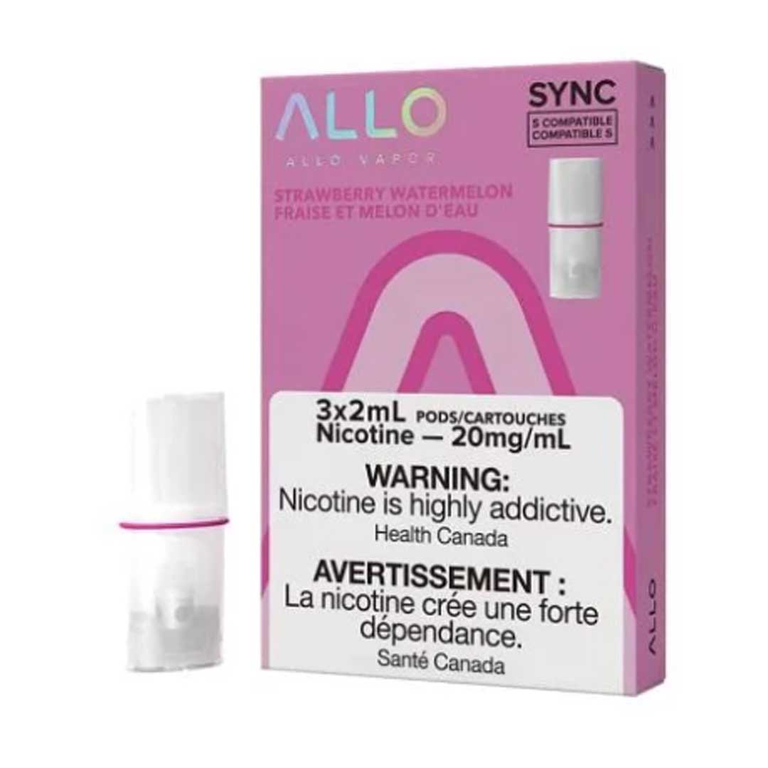TAG Liquor Stores Canada Delivery -Allo Sync Pod Strawberry Watermelon -tagliquorstores.com
