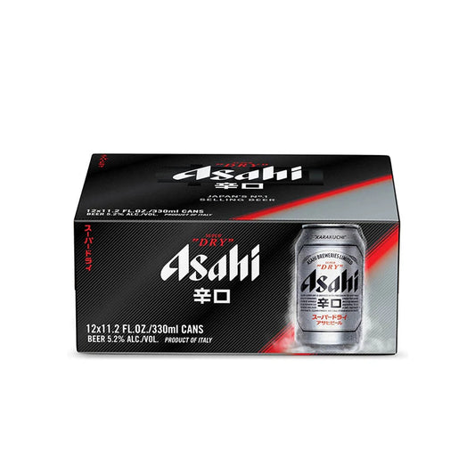 Asahi Super Dry 12 Pack Cans