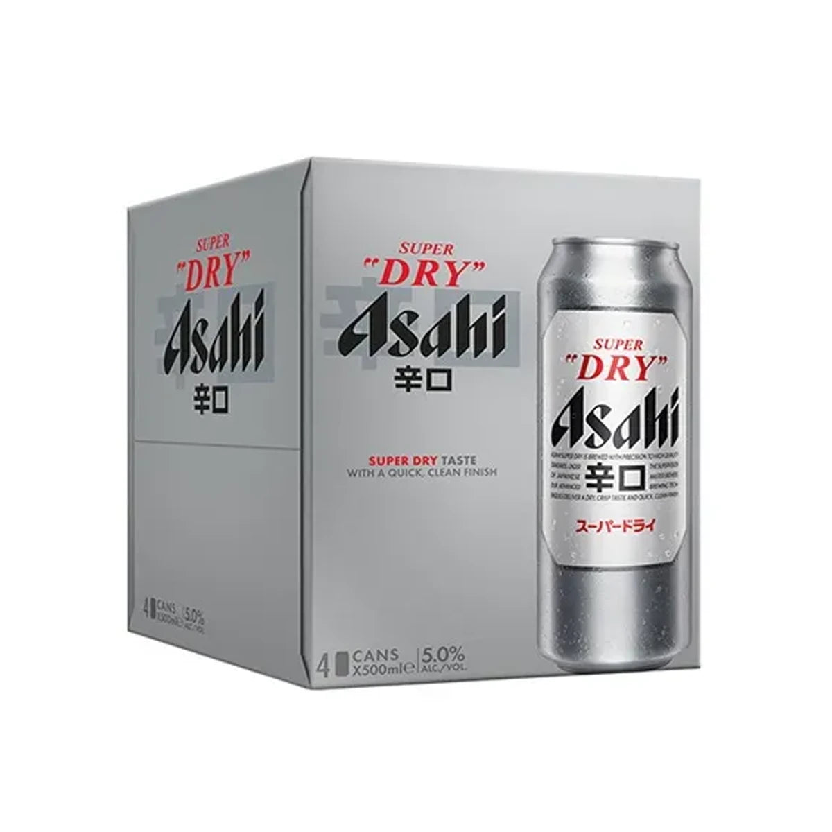 Asahi Super Dry 4 Pack Cans
