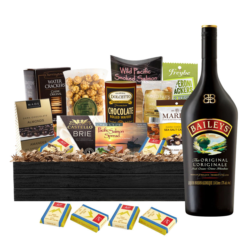 TAG Liquor Stores Liquor Gift Delivery Canada - Baileys Irish Cream Liqueur 750ml Gift Basket