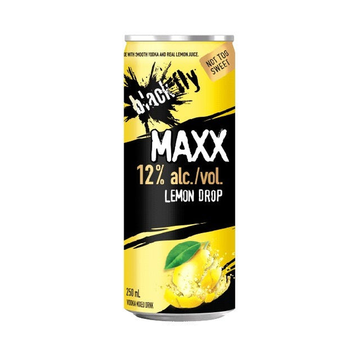 Black Fly Beverage Co. Maxx Vodka Lemon Drop 250 mL