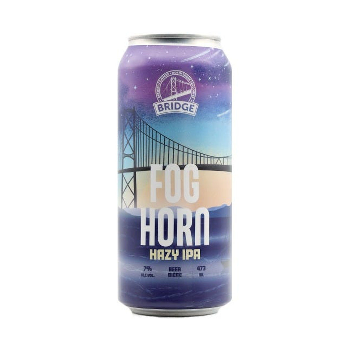Bridge Brewing Co. Fog Horn Hazy IPA 473 mL