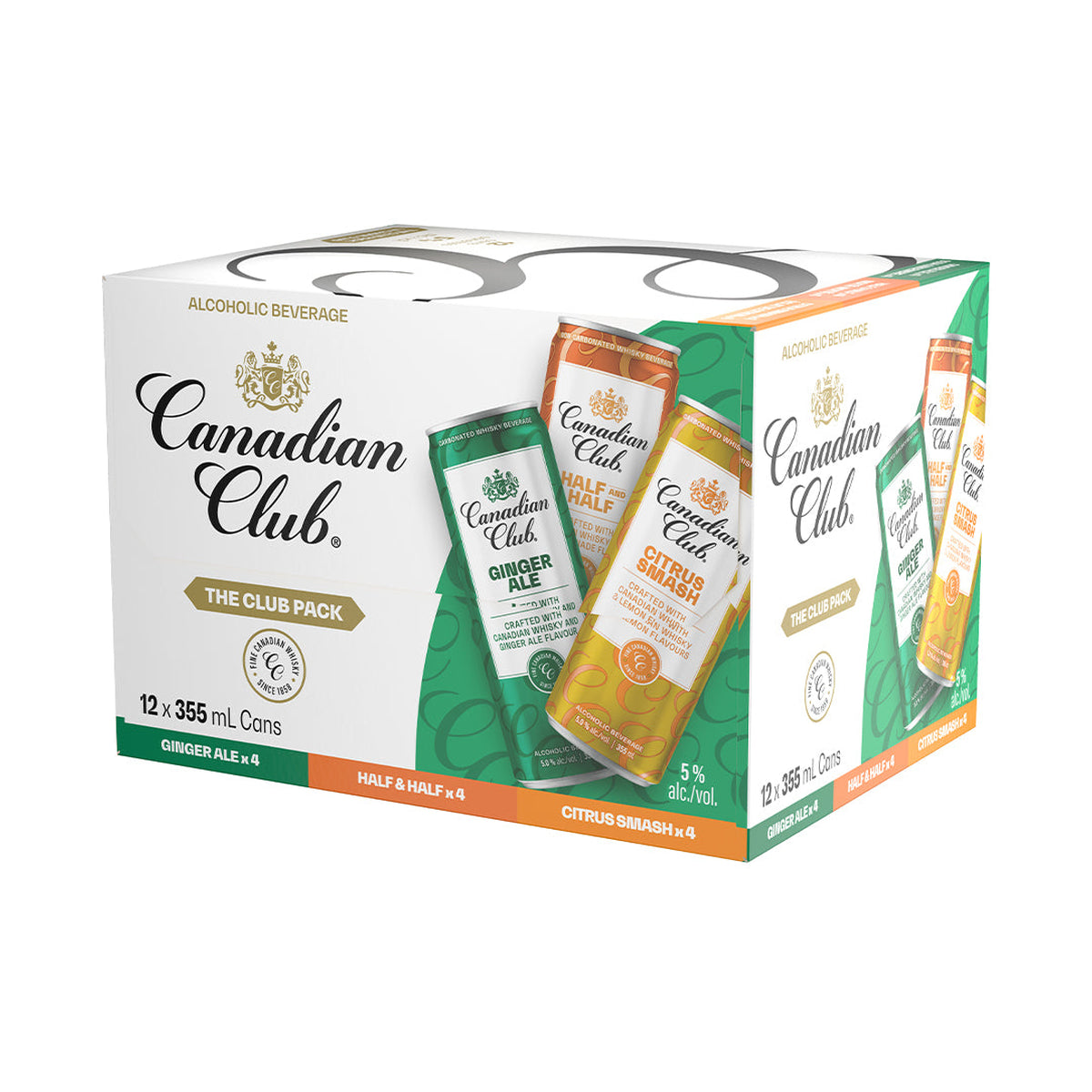 Canadian Club - The Club Pack 12 x 355 mL