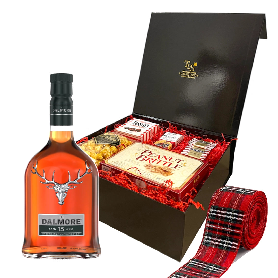 The Dalmore 15 Year Old Single Malt Scotch Whisky 750ml Christmas Gift Box