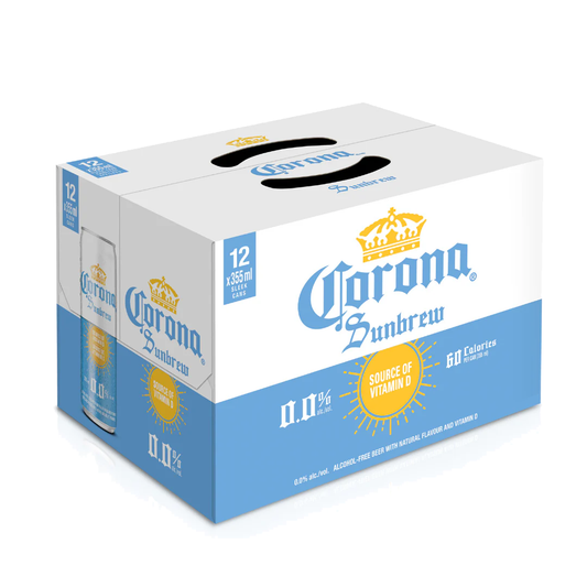 Corona Sunbrew Non-alcoholic Beer 12 Pack Cans