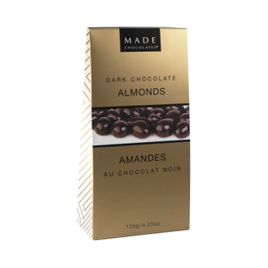 Made Chocolates Dark Chocolate Covered Almonds 120g
