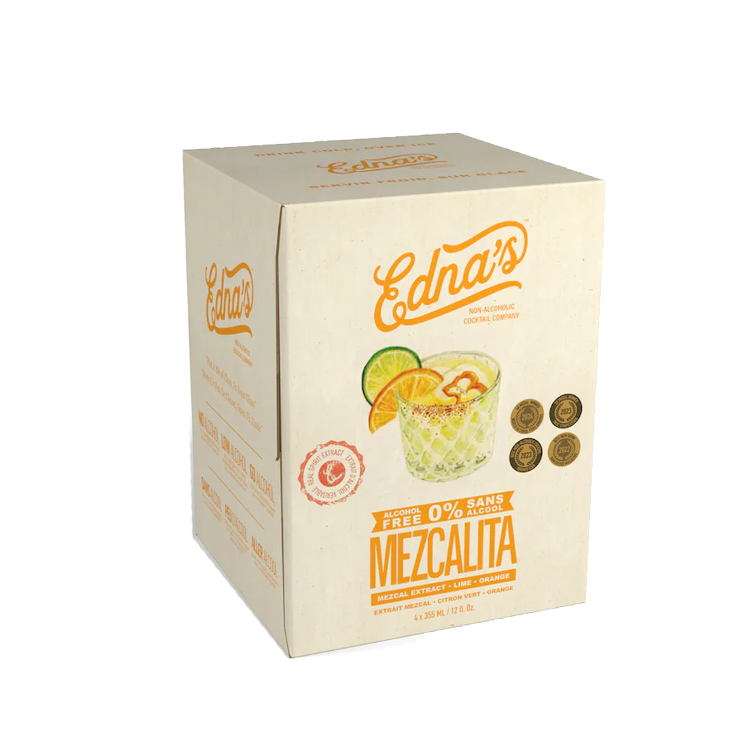 Edna's Non-Alcoholic Mezcalita 4 Pack Cans