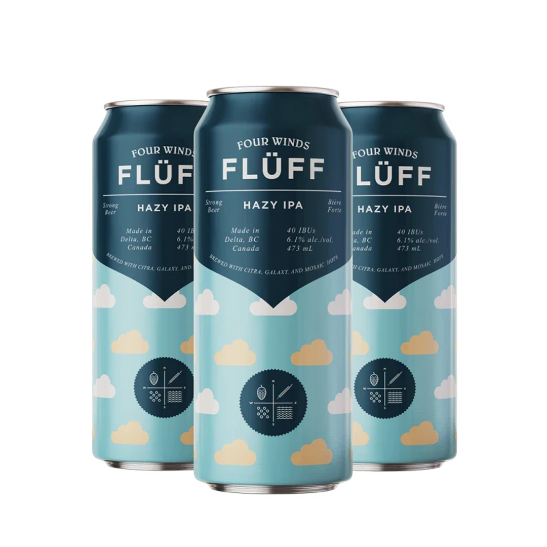 Four Winds Hazy IPA 4 Pack Cans