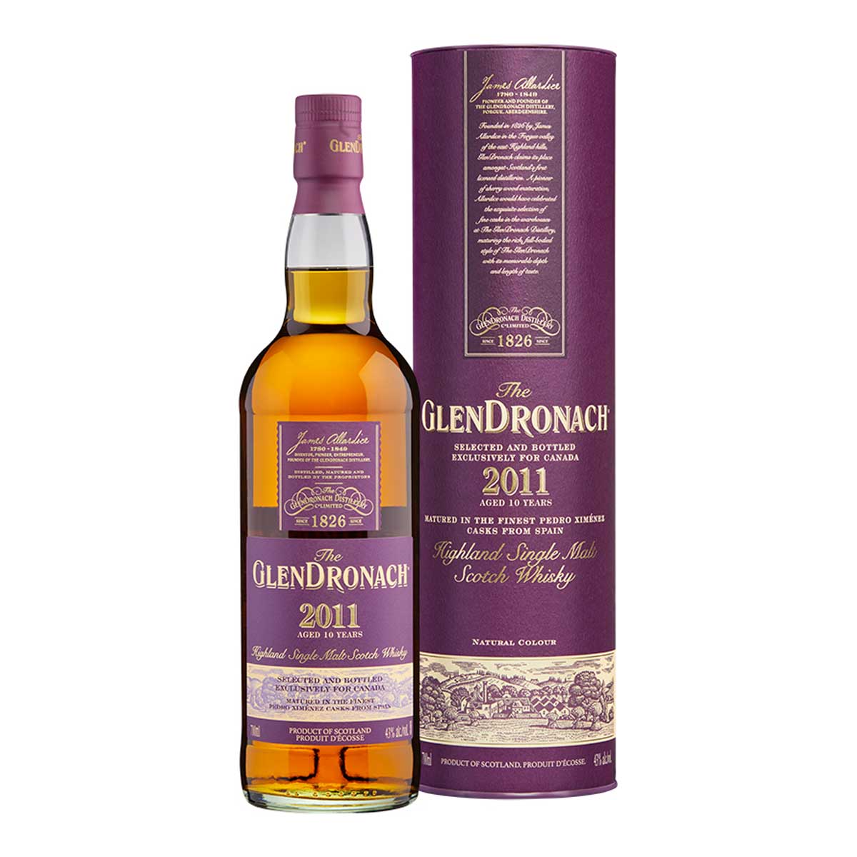 TAG Liquor Stores Canada Delivery-Glendronach 10 Year Scotch Whisky 750ml-spirits-tagliquorstores.com