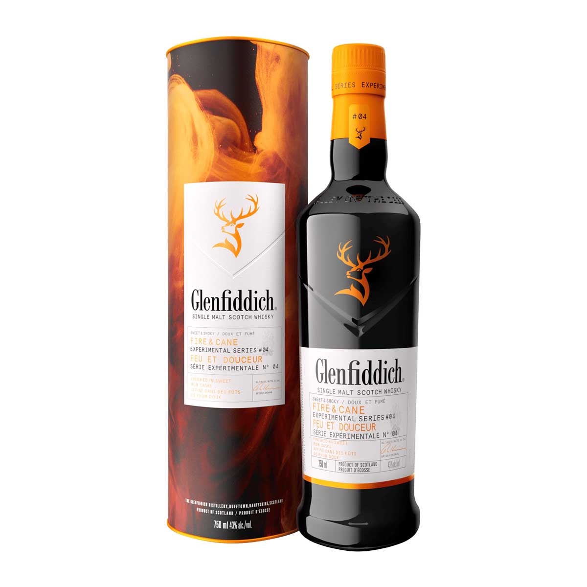 TAG Liquor Stores Canada Delivery-Glenfiddich Fire & Cane Experimental Single Malt Whisky 750ml-spirits-tagliquorstores.com
