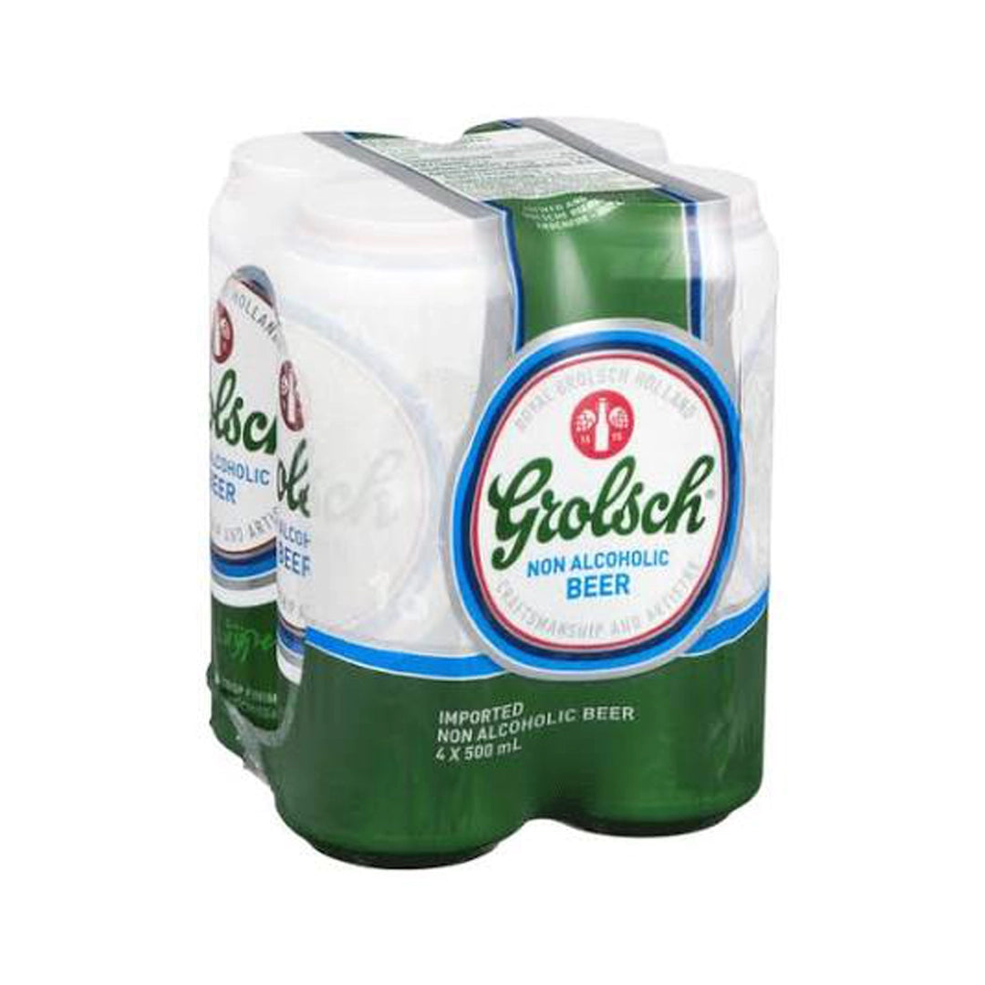 Grolsch 0.0 Non-Alcoholic Beer 4 Pack Cans