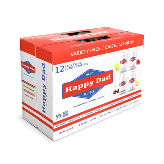 TAG Liquor Stores Liquor Gift Delivery Canada - Happy Dad Seltzer Variety Pack 12 Cans
