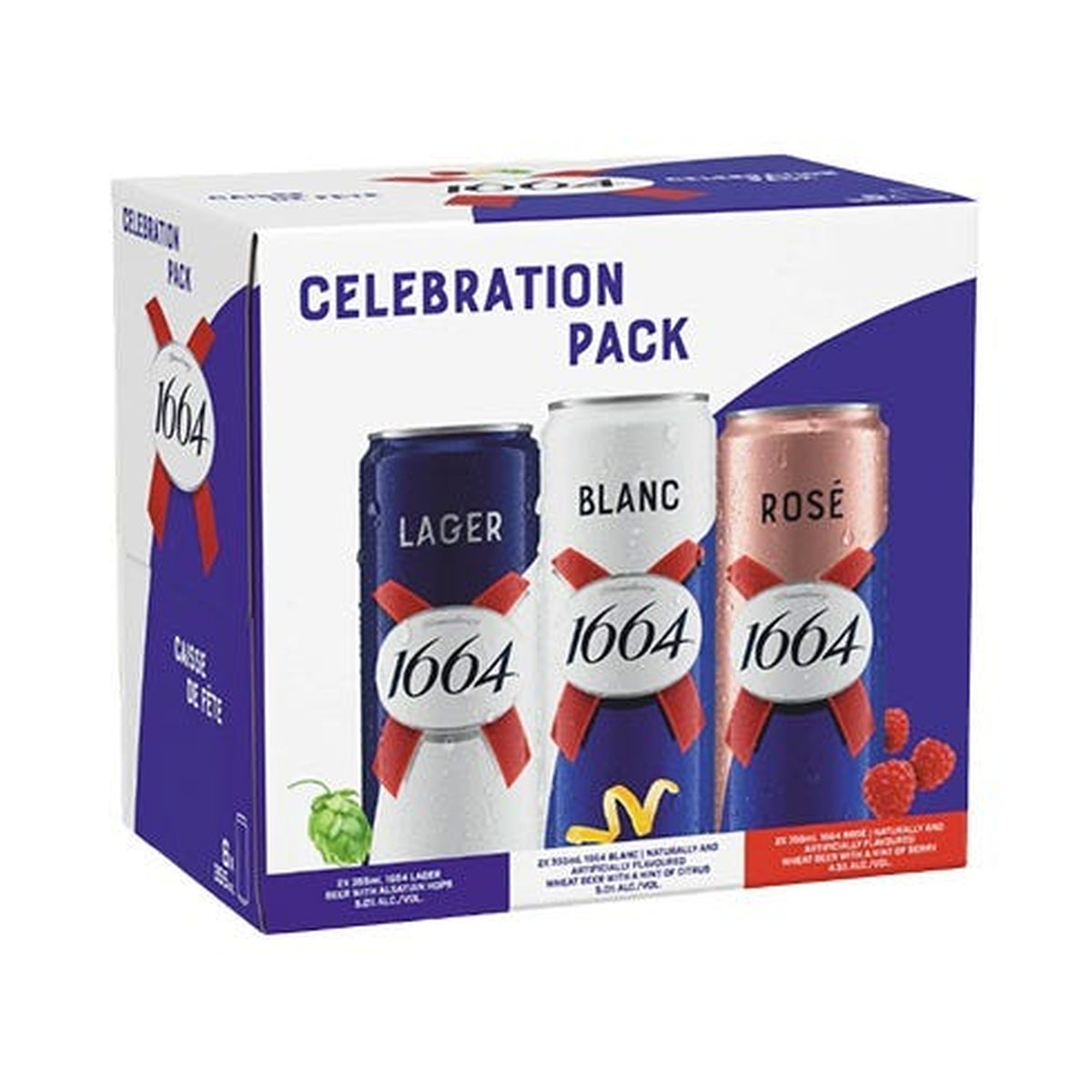 Kronenbourg 1664 Celebration Mixer Pack 6 x 355 mL