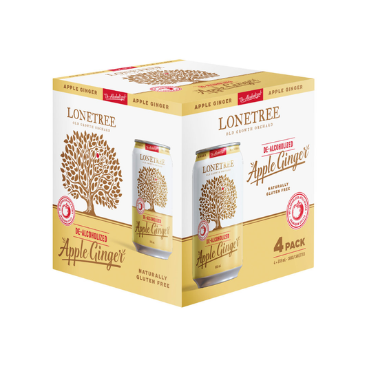 Lonetree Non-Alcoholic Apple Ginger Cider 4 Pack Cans