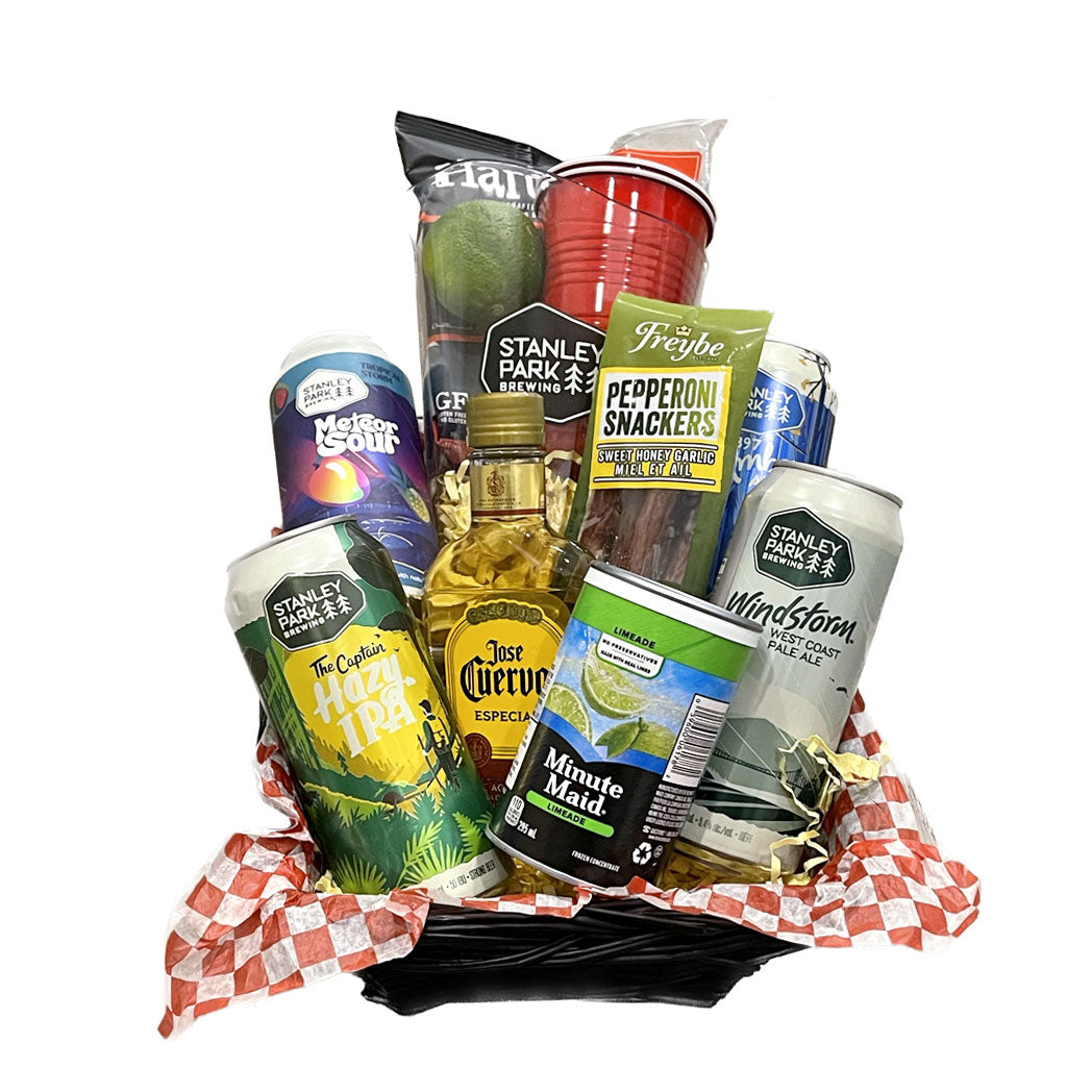 One Beer Margarita Gift Basket