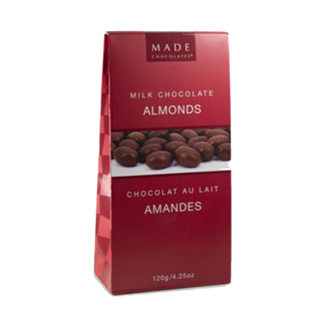 Made Chocolates Milk Chocolate Covered Almonds 120g