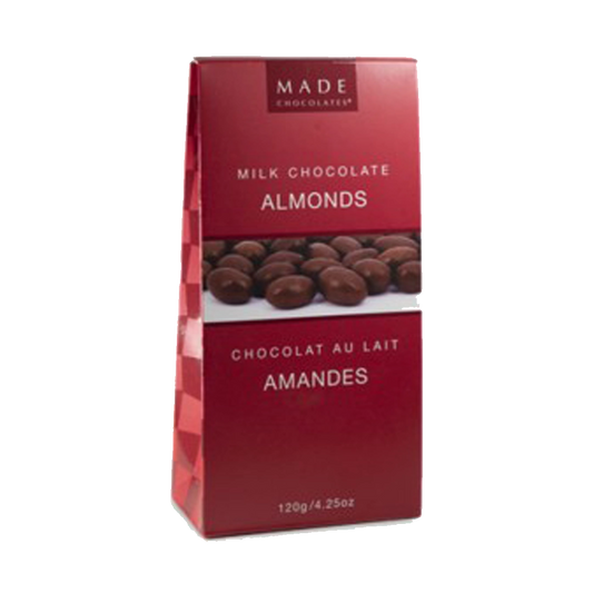 Made Chocolates Milk Chocolate Covered Almonds 120g