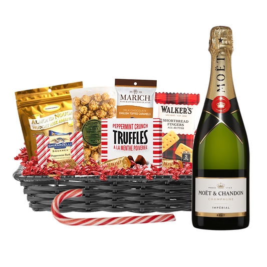 Moet Champagne 750ml Christmas Gift Basket
