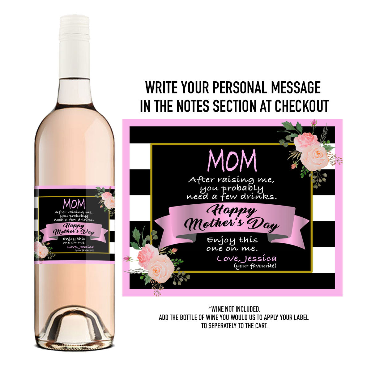 TAG Liquor Stores BC - Mother's Day Custom Wine Label 1