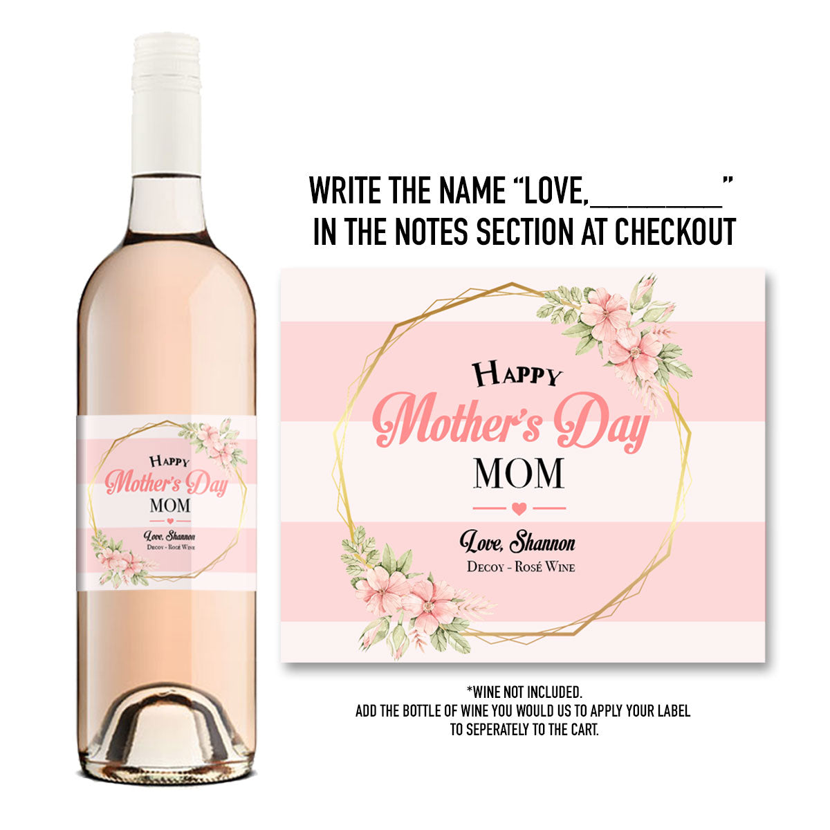 TAG Liquor Stores BC - Mother's Day Custom Wine Label 4