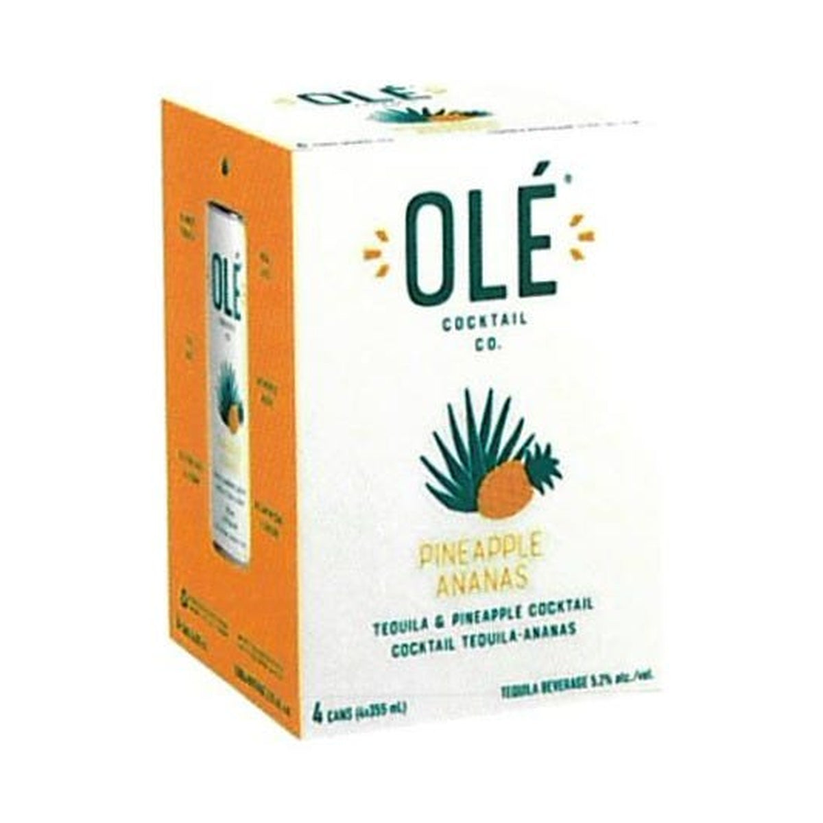 Ole Cocktail Co. Pineapple 4 x 355 mL