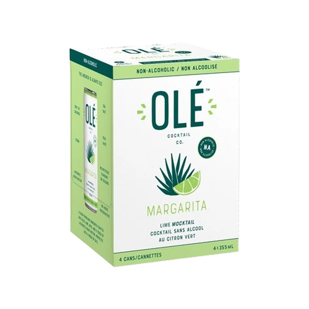 Ole Cocktail Margarita Non Alcoholic 4 Pack Cans