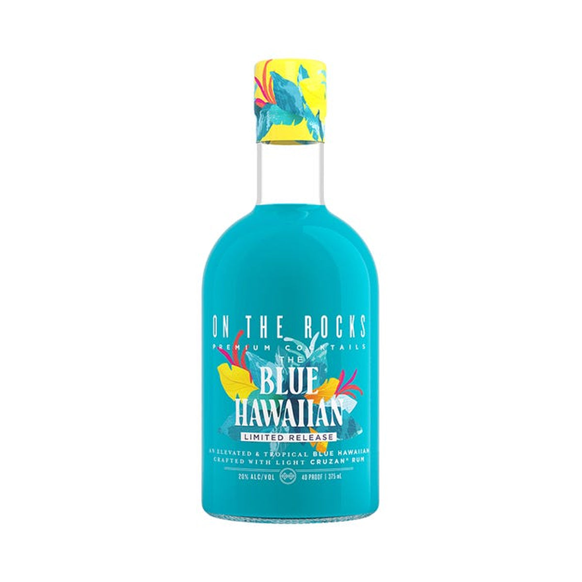 On The Rocks Premium Cocktails Blue Hawaiian 375 mL
