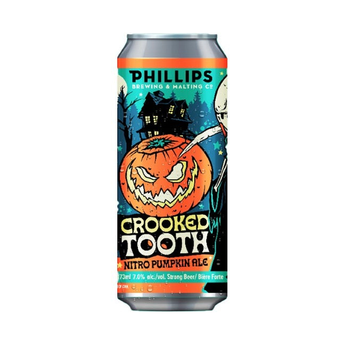 Phillips Brewing Crooked Tooth Nitro Pumpkin Ale 473 mL