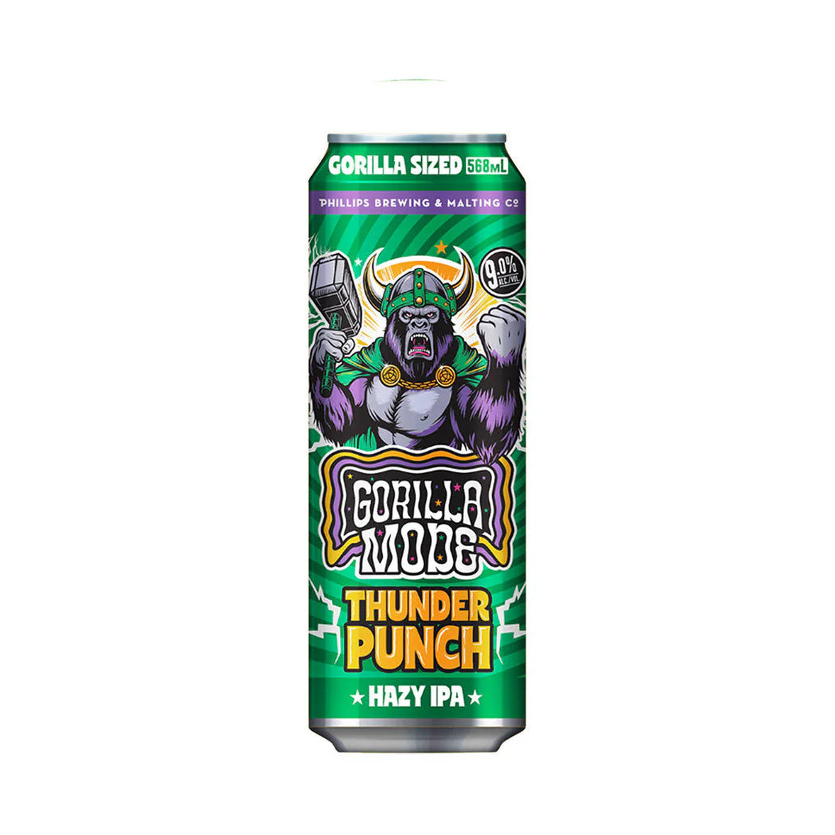 Phillips Brewing Gorilla Mode Thunder Punch Hazy IPA 568 mL
