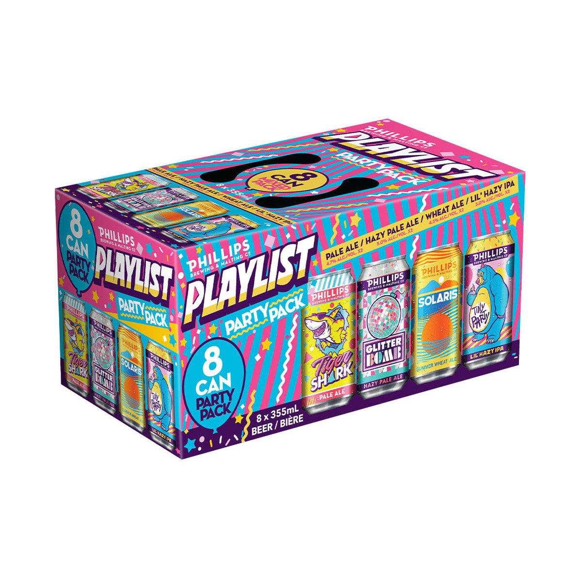 Phillips Brewing Playlist Mixed 8 Cans x 355 mL