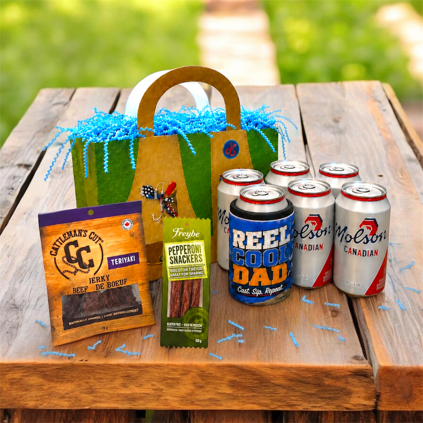 The Reel Cool Dad Beer Gift Pack