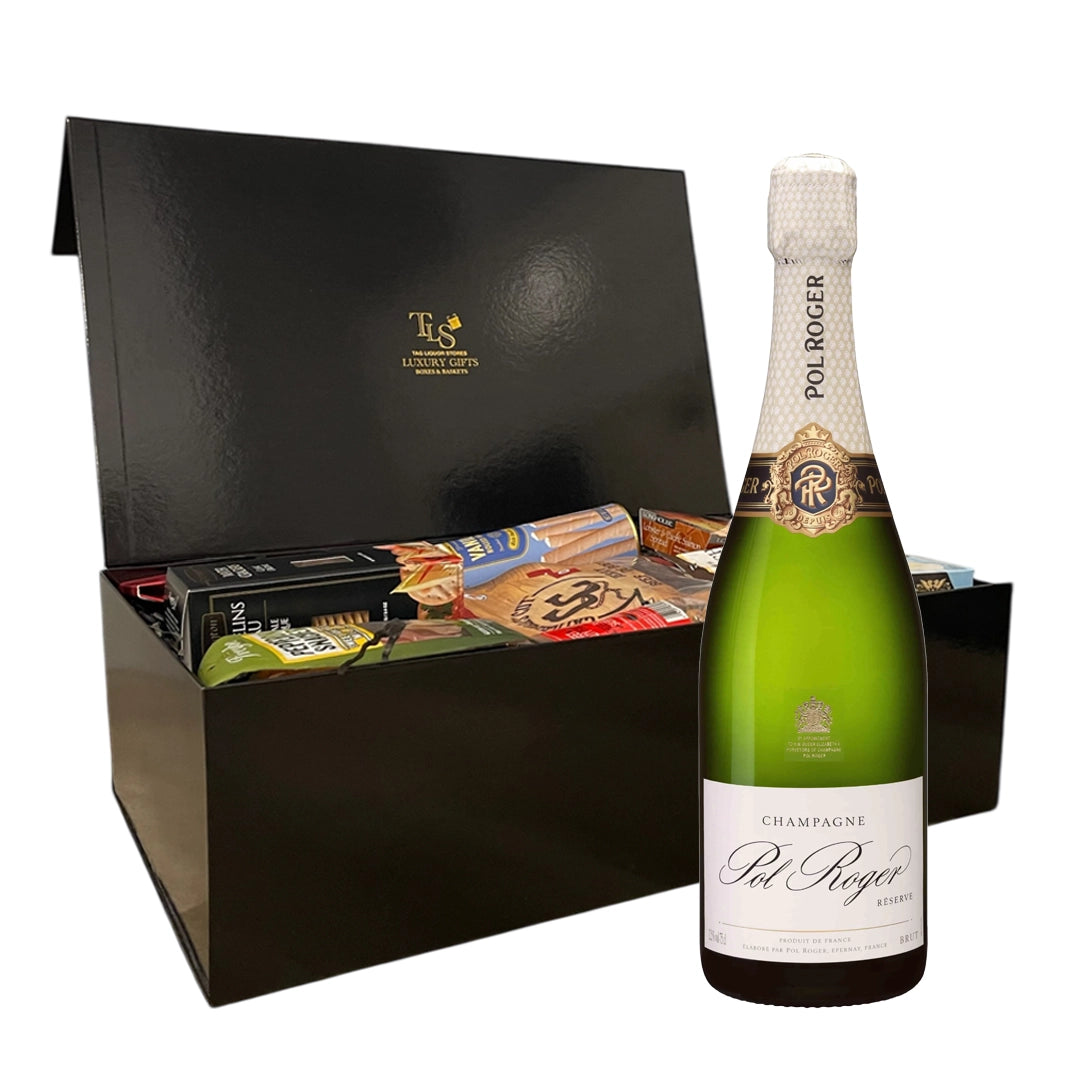 Pol Roger Reserve Brut Champagne 750ml Prestige Gift Box