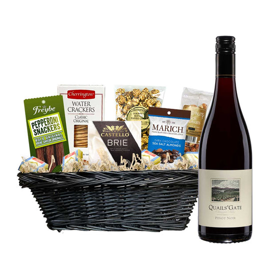 TAG Liquor Stores Canada Delivery-Quails' Gate Pinot Noir 750ml Corporate Gift Basket-wine-tagliquorstores.com