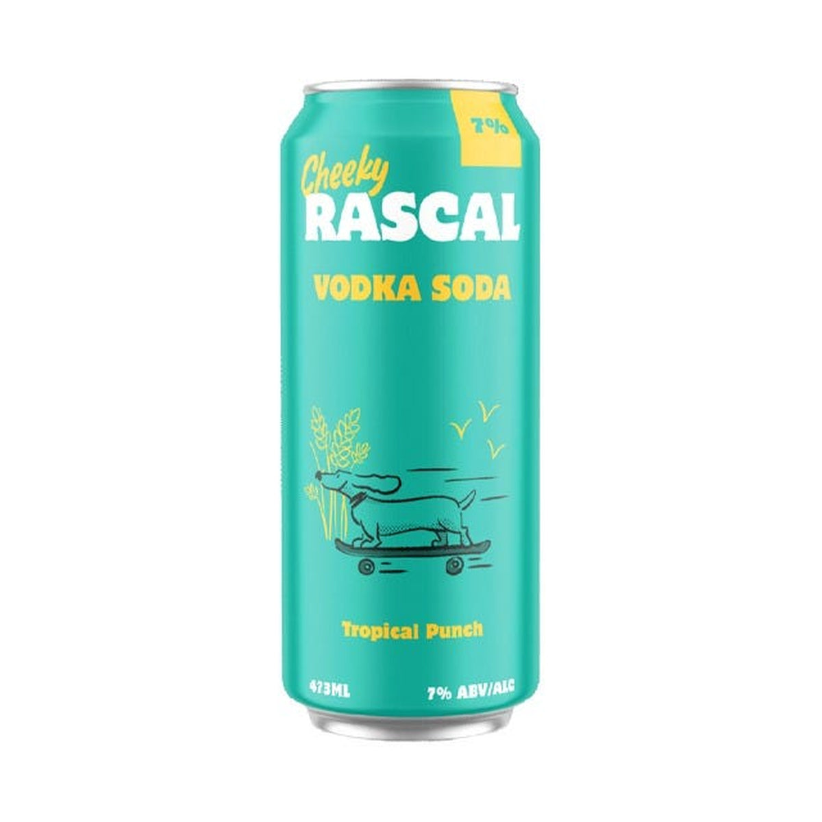 Rascal Cheeky Tropical Vodka Soda 473 mL