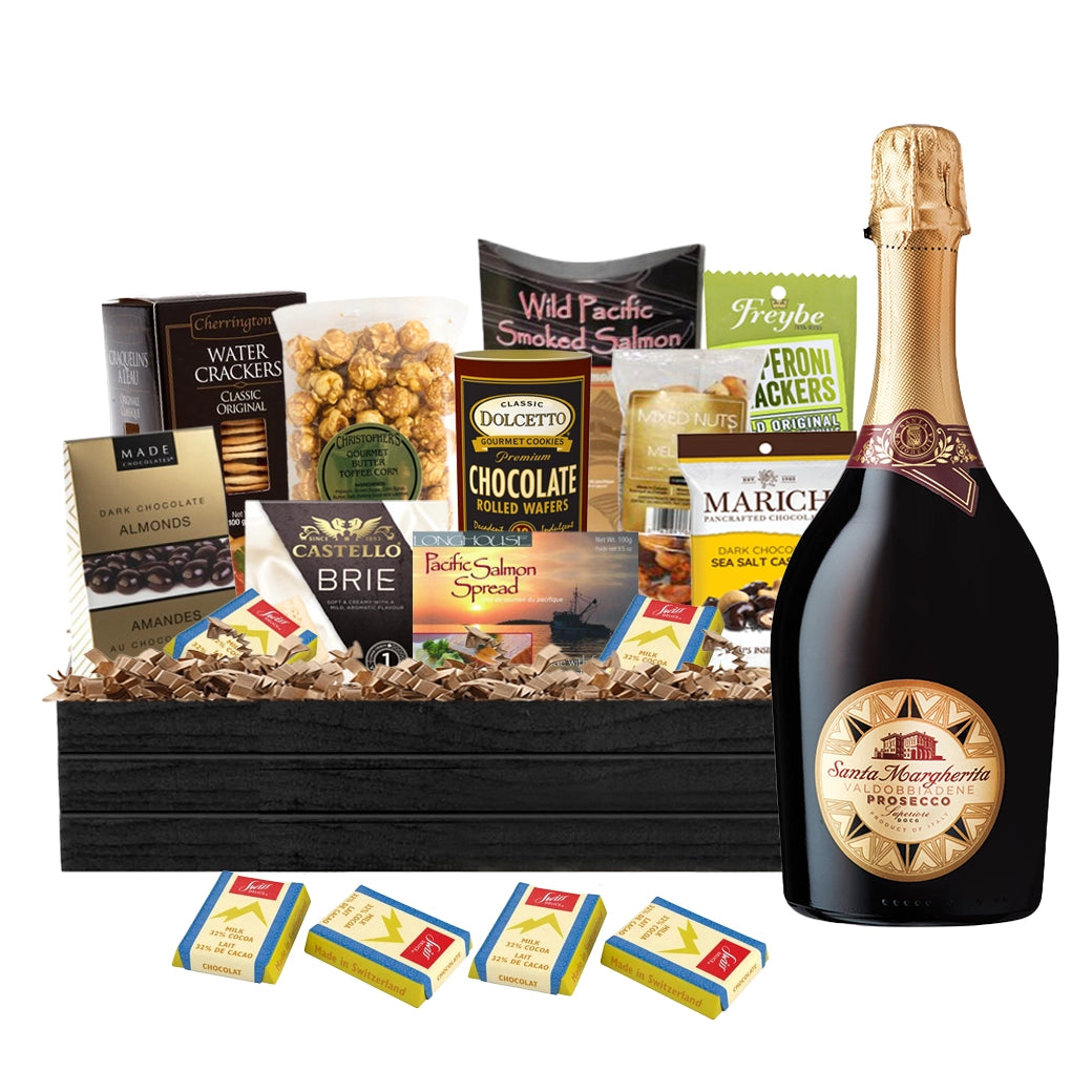 Santa Margherita Valdobbiadene Prosecco Superiore Brut 750ml Gift Basket