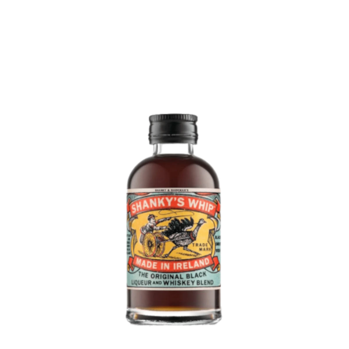 TAG Liquor Stores BC - Shankys Whip Original Black Liqueur And Whiskey Blend 50ml