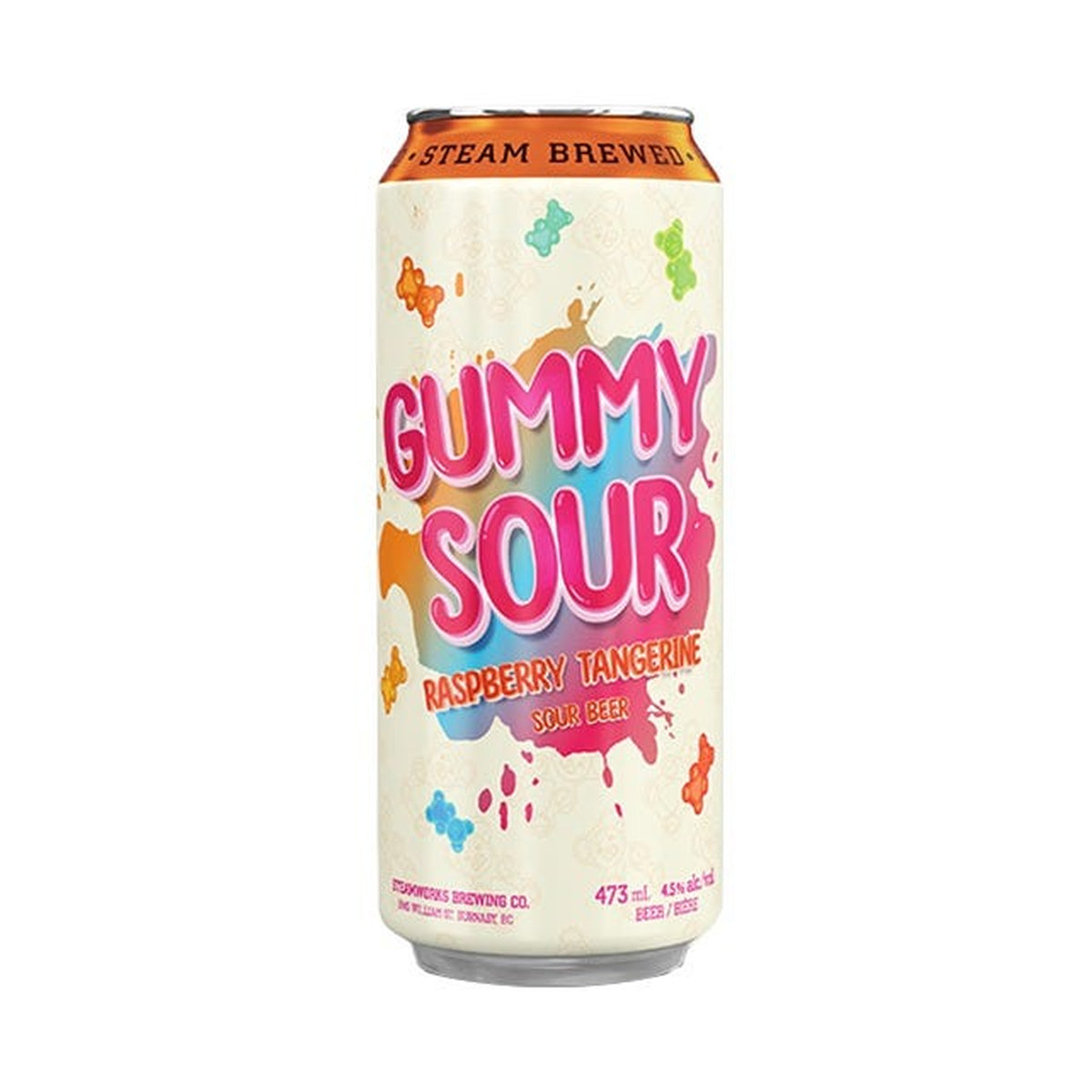Steamworks Brewing Raspberry Tangerine Gummy Sour 473 mL