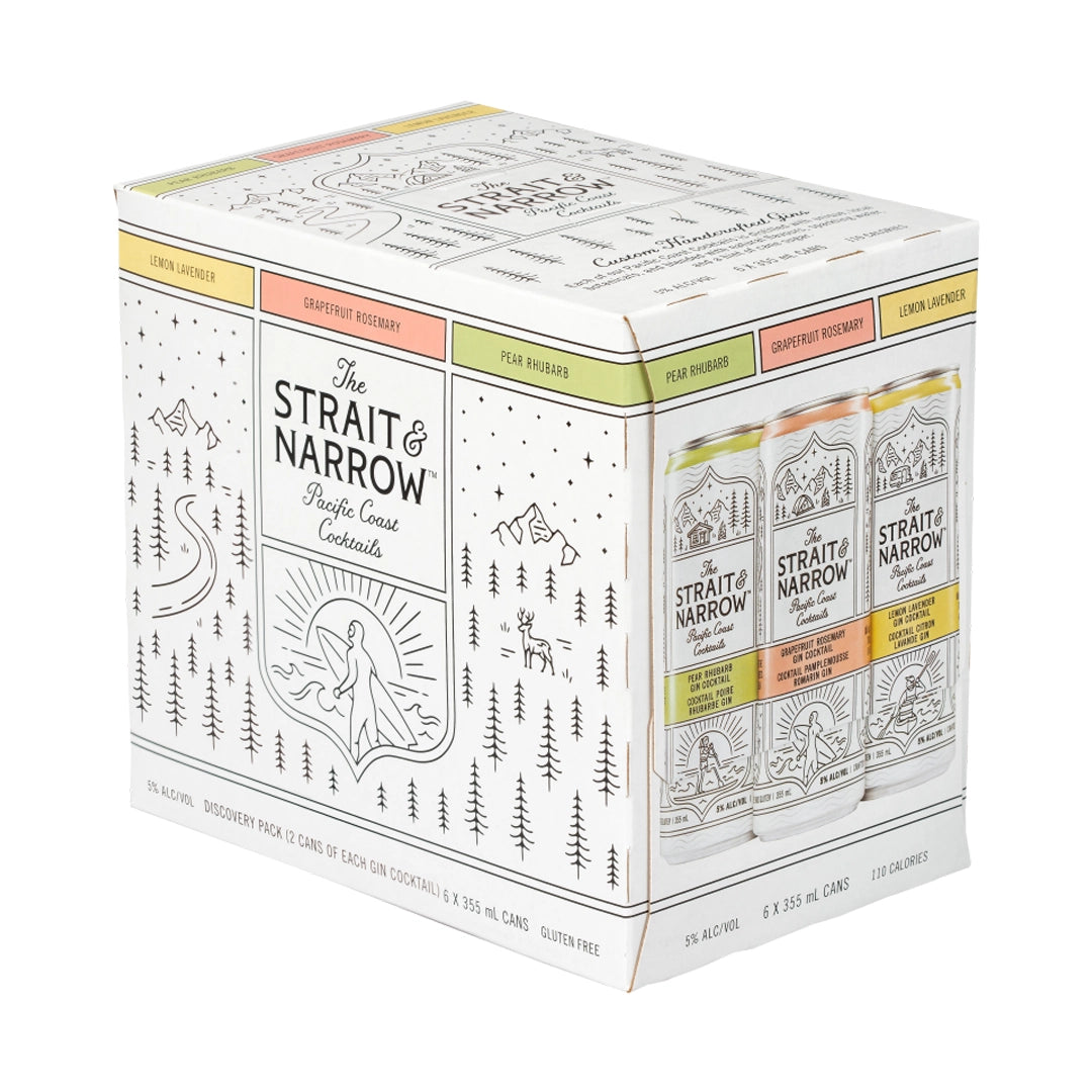 The Strait and Narrow Gin Discovery 6 Pack Cans