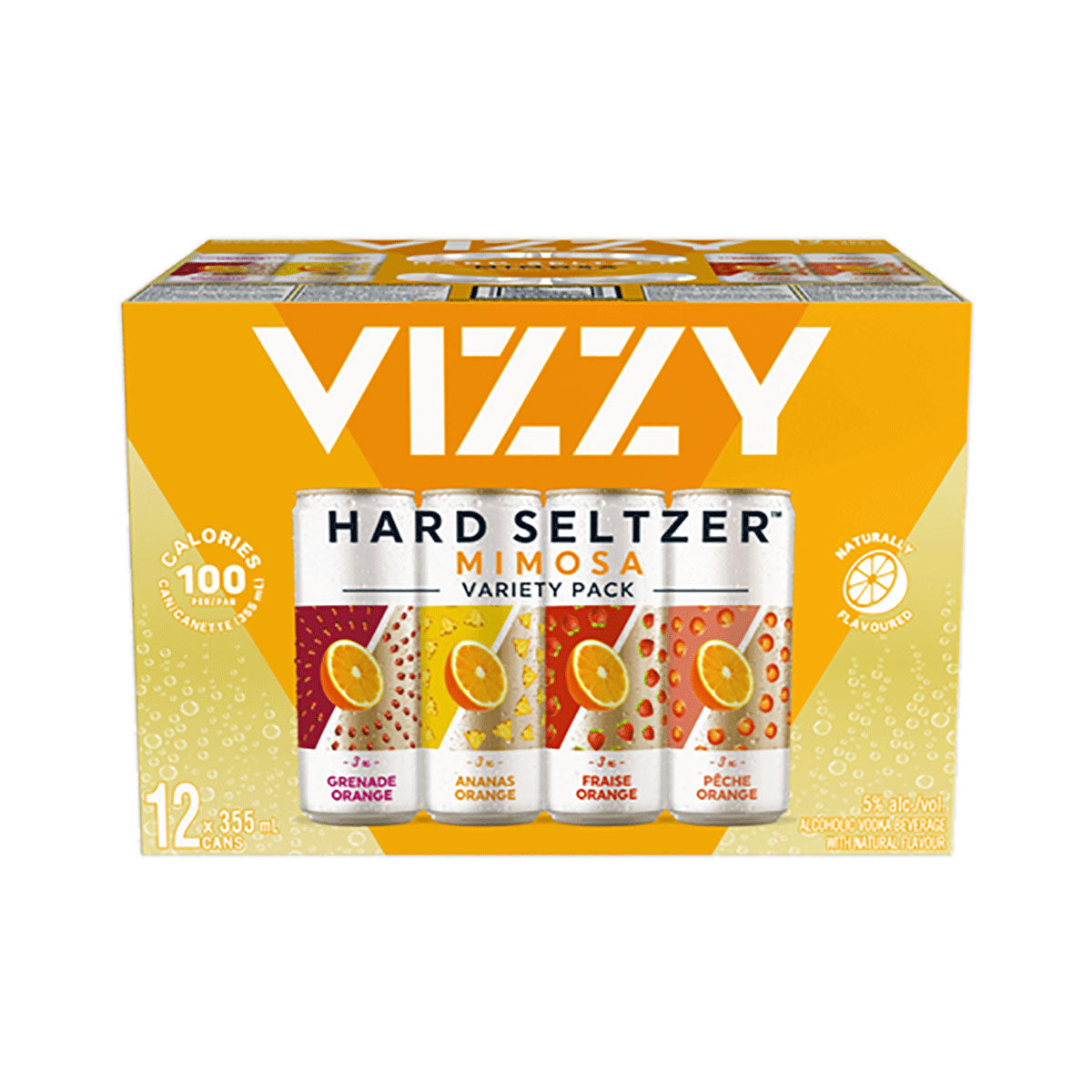 Vizzy Hard Seltzer Mimosa 12 Can Variety Pack
