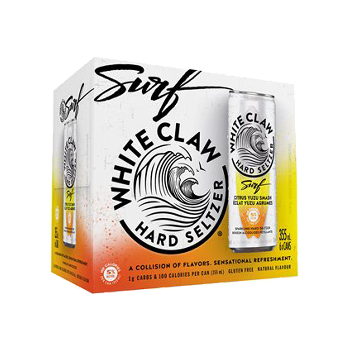 TAG Liquor Stores BC - White Claw Citrus Yuzu Smash 6 Pack Cans