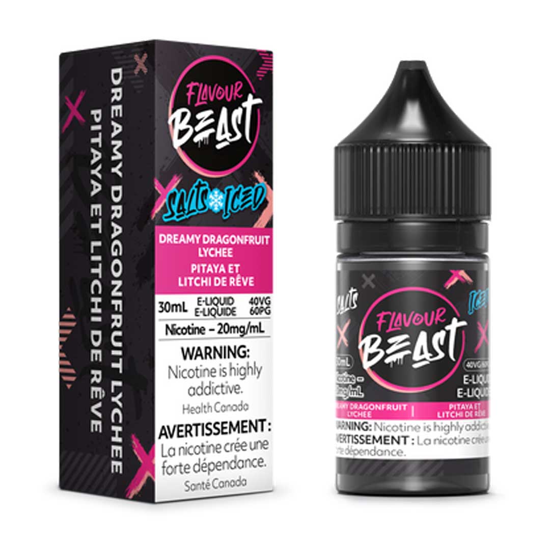 TAG Liquor Stores Canada Delivery -Flavour Beast E-Liquid Dreamy Dragonfruit Lychee Iced -tagliquorstores.com