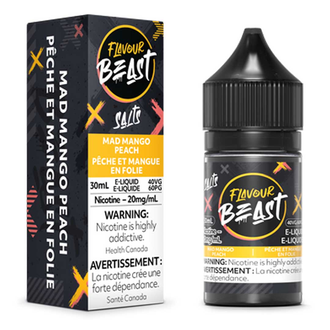 TAG Liquor Stores Canada Delivery -Flavour Beast E-Liquid Mad Mango Peach -tagliquorstores.com