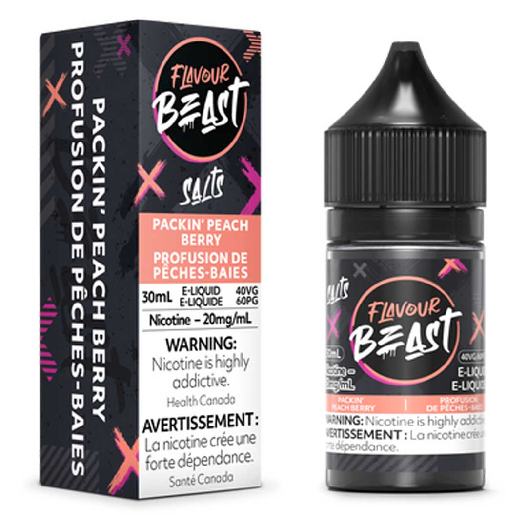 TAG Liquor Stores Canada Delivery -Flavour Beast E-Liquid Packin' Peach Berry -tagliquorstores.com